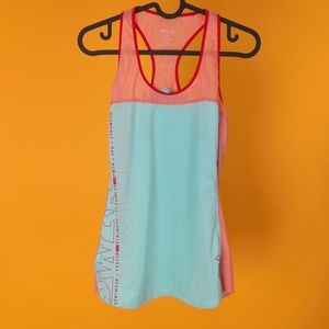 Reebok Women tank top sleeveless  playice sport gym casual lightweight sz S